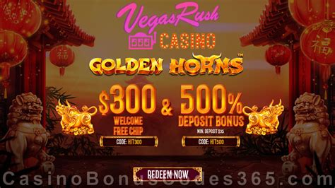  vegas rush casino $300 free chip bonus points
